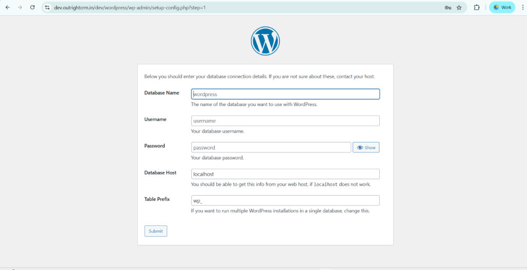 Integrate WordPress to Your Database