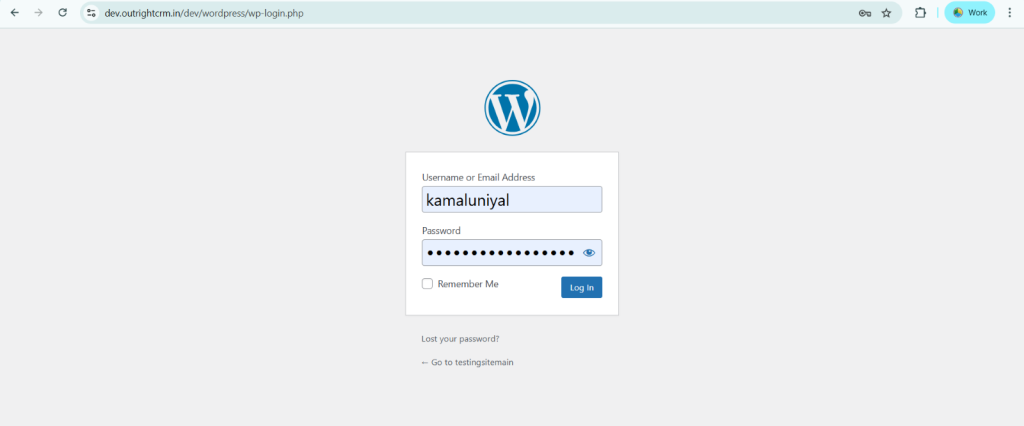 Login to Your Dashboard