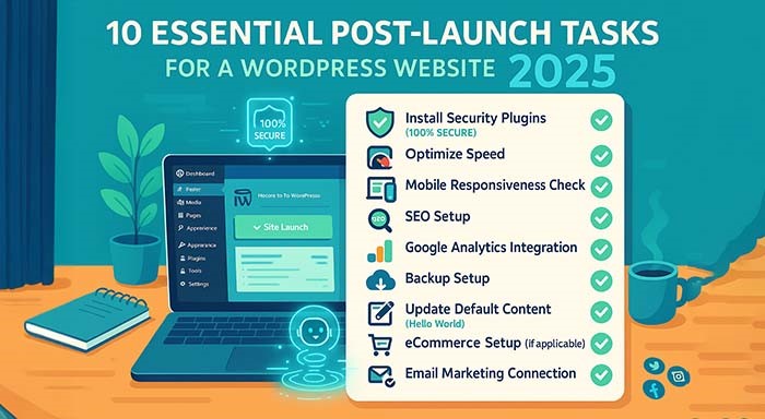10 Key Tasks After Creating a WordPress Site