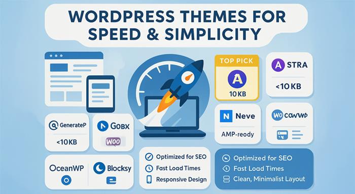 Top Lightweight WordPress Themes for Speed and Simplicity