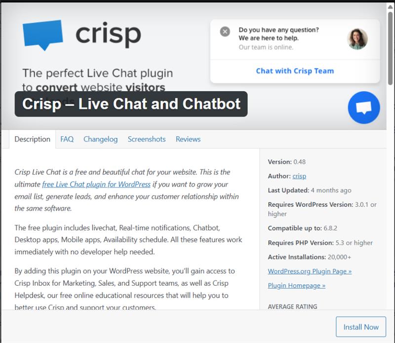 Crisp – Sleek Design with Shared Inbox