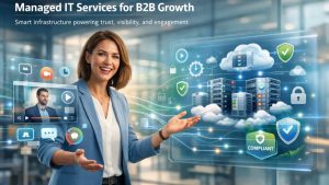 Managed IT Services enabling B2B growth through secure IT infrastructure and LinkedIn video marketing