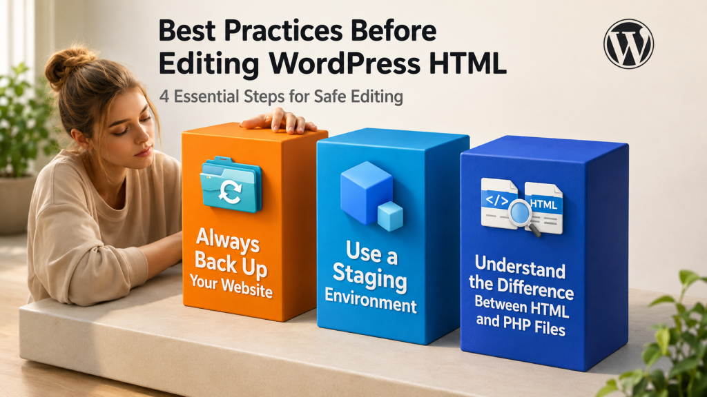 Best Practices Before Editing WordPress HTML