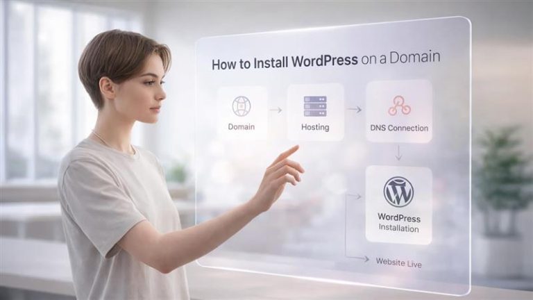 How to Install WordPress on a Domain (Step-By-Step Guide)