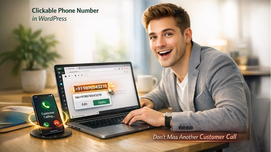 How to Make a Clickable Phone Number in WordPress