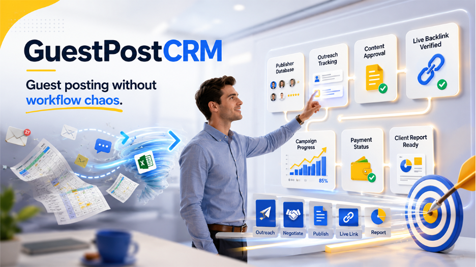 GuestPostCRM Launching Soon