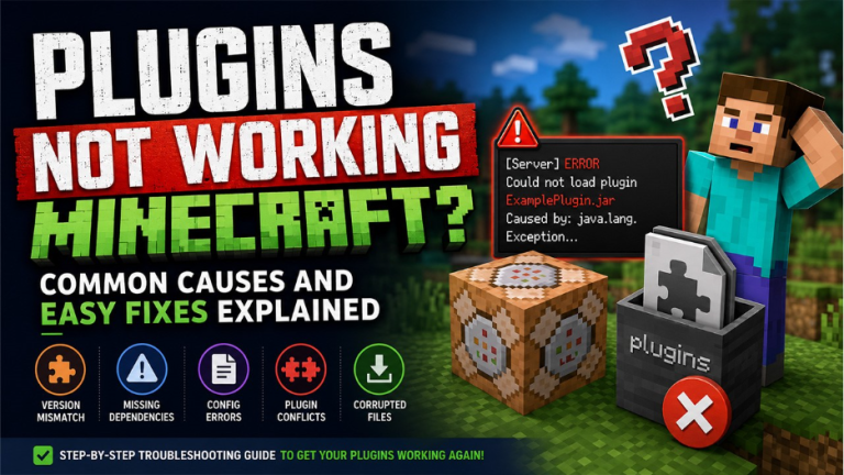 Plugins Not Working Minecraft? Common Causes and Easy Fixes Explained