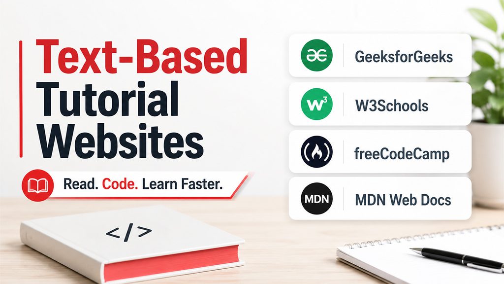 Text-Based Tutorial Websites