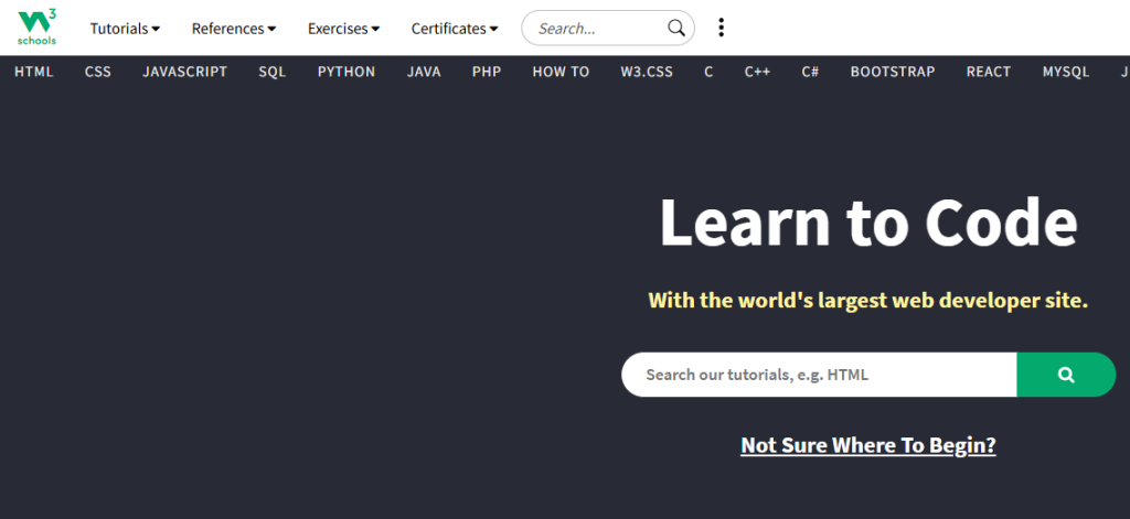 W3Schools 