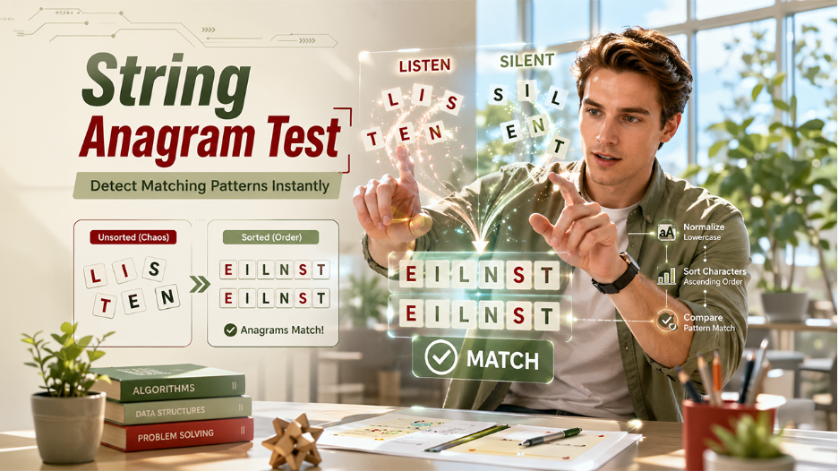 Challenge 4: Check if Two Strings are Anagrams 