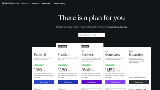 Wordpress Pricing