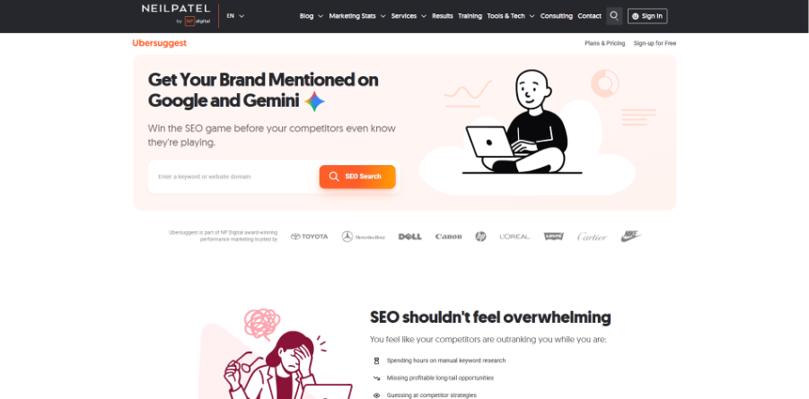Ubersuggest
