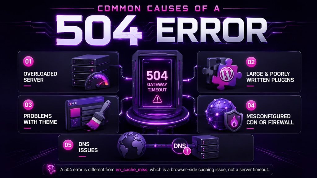 Common Causes of a 504 Error