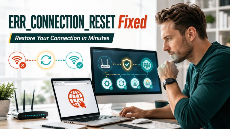 ERR_CONNECTION_RESET Error Causes, Solutions, and Prevention Tips