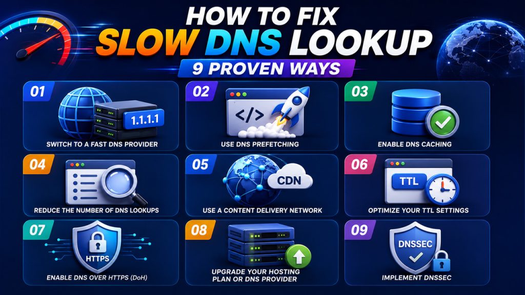 How to Fix Slow DNS Lookup 9 Proven Ways