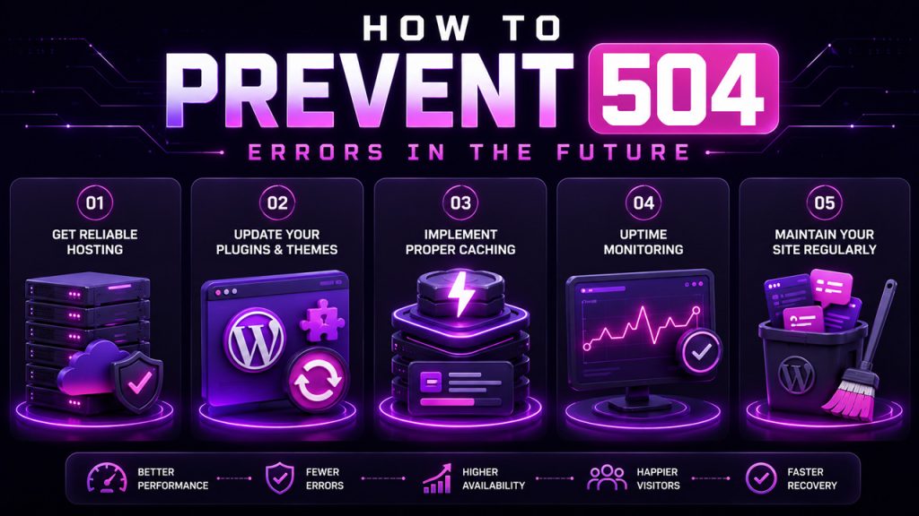 How to Prevent 504 Errors in the Future