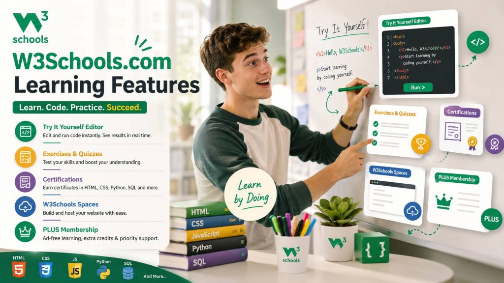 Main Features That Make W3Schools.com User-Convenient