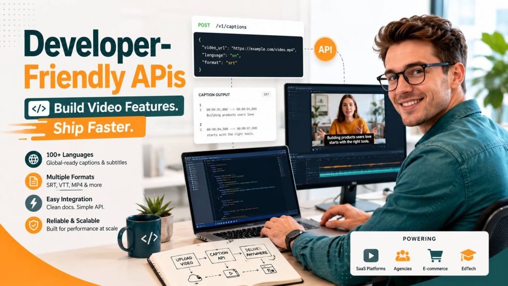 6 Developer-Friendly APIs for Video Captions and Subtitles