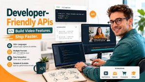 Developer-friendly APIs for video captions and subtitles