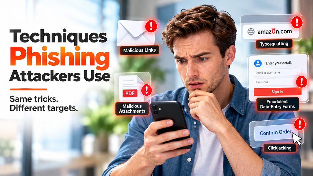 Techniques Phishing Attackers Use